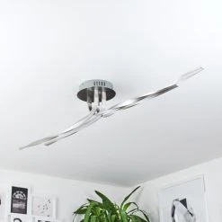 Hofstein Deckenleuchte REMO LED Nickel-Matt, 1-flammig -LED Leuchten Verkäufe 2022 deckenleuchte remo h169828 do3 7