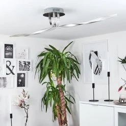 Hofstein Deckenleuchte REMO LED Nickel-Matt, 1-flammig -LED Leuchten Verkäufe 2022 deckenleuchte remo h169828 do3 9