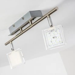 Hofstein Deckenleuchte Ritsem LED Nickel-Matt, Chrom, 2-flammig, Fernbedienung, Farbwechsler -LED Leuchten Verkäufe 2022 deckenleuchte ritsem h3007341 21