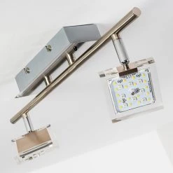 Hofstein Deckenleuchte Ritsem LED Nickel-Matt, Chrom, 2-flammig, Fernbedienung, Farbwechsler -LED Leuchten Verkäufe 2022 deckenleuchte ritsem h3007341 5