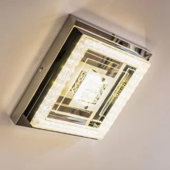 Hofstein Deckenleuchte Skrea LED Chrom, 1-flammig -LED Leuchten Verkäufe 2022 deckenleuchte skrea h3020890 do2 13