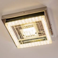 Hofstein Deckenleuchte Skrea LED Chrom, 1-flammig -LED Leuchten Verkäufe 2022 deckenleuchte skrea h3020890 do2 14