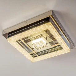 Hofstein Deckenleuchte Skrea LED Chrom, 1-flammig -LED Leuchten Verkäufe 2022 deckenleuchte skrea h3020890 do2 15