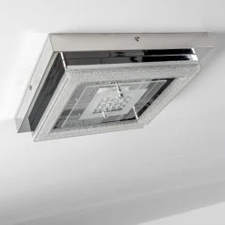 Hofstein Deckenleuchte Skrea LED Chrom, 1-flammig -LED Leuchten Verkäufe 2022 deckenleuchte skrea h3020890 do2 16