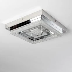 Hofstein Deckenleuchte Skrea LED Chrom, 1-flammig -LED Leuchten Verkäufe 2022 deckenleuchte skrea h3020890 do2 7