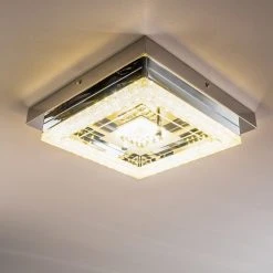 Hofstein Deckenleuchte Skrea LED Chrom, 1-flammig -LED Leuchten Verkäufe 2022 deckenleuchte skrea h3020890 do2 8