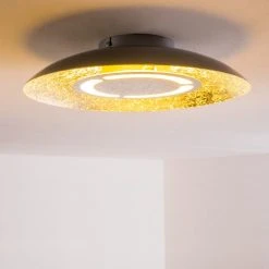 Hofstein Deckenleuchte Slatten LED Silber, 1-flammig -LED Leuchten Verkäufe 2022 deckenleuchte slatten h3021170 do2 9