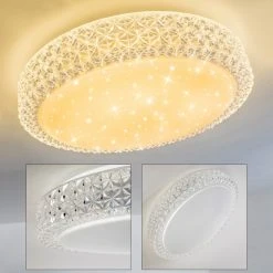 Hofstein Deckenleuchte Soppero LED Wei&szlig;, 1-flammig