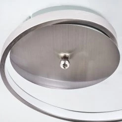 Hofstein Deckenleuchte Sorrent LED Nickel-Matt, 1-flammig -LED Leuchten Verkäufe 2022 deckenleuchte sorrent h168524 2