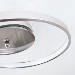 Hofstein Deckenleuchte Sorrent LED Nickel-Matt, 1-flammig -LED Leuchten Verkäufe 2022 deckenleuchte sorrent h168524 5