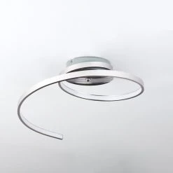 Hofstein Deckenleuchte Sorrent LED Nickel-Matt, 1-flammig -LED Leuchten Verkäufe 2022 deckenleuchte sorrent h168524 7