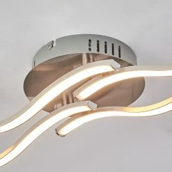 Hofstein Deckenleuchte Tarent LED Stahl geb&uuml;rstet, 1-flammig -LED Leuchten Verkäufe 2022 deckenleuchte tarent h168548 10