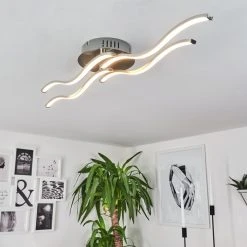 Hofstein Deckenleuchte Tarent LED Stahl geb&uuml;rstet, 1-flammig -LED Leuchten Verkäufe 2022 deckenleuchte tarent h168548 12