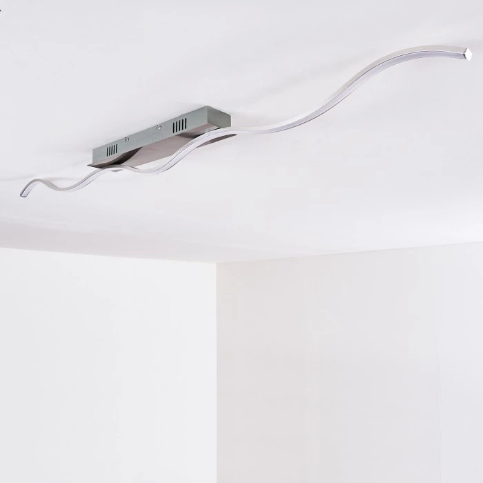 Hofstein Deckenleuchte Tropea LED Stahl gebürstet, 1-flammig 12 Hofstein Deckenleuchte Tropea LED Stahl gebürstet, 1-flammig – Bild 12