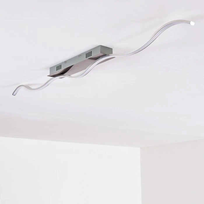 Hofstein Deckenleuchte Tropea LED Stahl gebürstet, 1-flammig 16 Hofstein Deckenleuchte Tropea LED Stahl gebürstet, 1-flammig – Bild 16