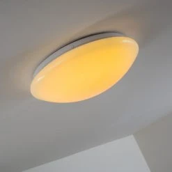 Hofstein Deckenleuchte Zoar LED Wei&szlig;, 1-flammig, Fernbedienung, Farbwechsler -LED Leuchten Verkäufe 2022 deckenleuchte zoar h3004197 7