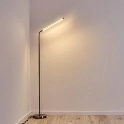 Hofstein Deje Stehleuchte LED Nickel-Matt, 1-flammig -LED Leuchten Verkäufe 2022 deje stehleuchte h3306772 11