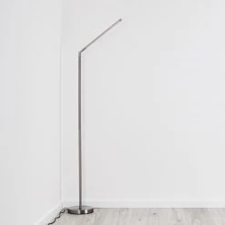 Hofstein Deje Stehleuchte LED Nickel-Matt, 1-flammig -LED Leuchten Verkäufe 2022 deje stehleuchte h3306772 16
