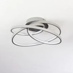 Hofstein Demaine Deckenleuchte LED Grau, 1-flammig -LED Leuchten Verkäufe 2022 demaine deckenleuchte h3456613 7