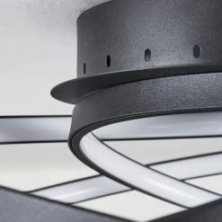 Hofstein Demaine Deckenleuchte LED Schwarz, 1-flammig -LED Leuchten Verkäufe 2022 demaine deckenleuchte h3459263 2