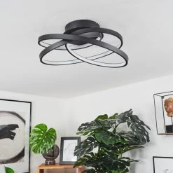 Hofstein Demaine Deckenleuchte LED Schwarz, 1-flammig -LED Leuchten Verkäufe 2022 demaine deckenleuchte h3459263 4