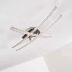 Hofstein Deneb Deckenleuchte LED Nickel-Matt, 3-flammig -LED Leuchten Verkäufe 2022 deneb deckenleuchte h3011423 do4 11