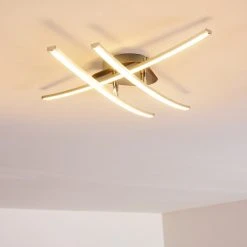 Hofstein Deneb Deckenleuchte LED Nickel-Matt, 3-flammig -LED Leuchten Verkäufe 2022 deneb deckenleuchte h3011423 do4 14