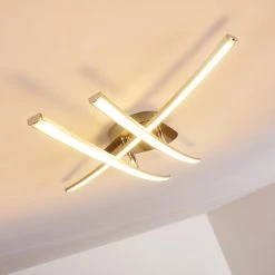 Hofstein Deneb Deckenleuchte LED Nickel-Matt, 3-flammig -LED Leuchten Verkäufe 2022 deneb deckenleuchte h3011423 do4 9