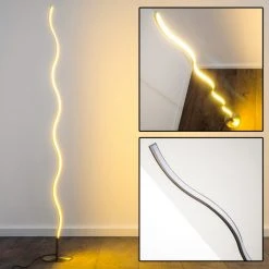 Hofstein Dillon Stehlampe LED Nickel-Matt, 1-flammig -LED Leuchten Verkäufe 2022 dillon stehlampe h3000588 10