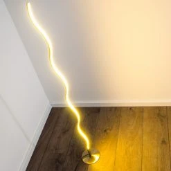 Hofstein Dillon Stehlampe LED Nickel-Matt, 1-flammig -LED Leuchten Verkäufe 2022 dillon stehlampe h3000588 14