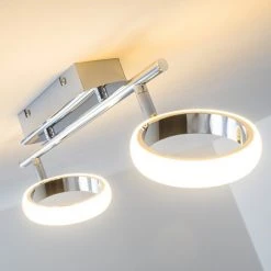 Hofstein Dobris Deckenspot LED Chrom, 2-flammig -LED Leuchten Verkäufe 2022 dobris deckenspot h166889 8