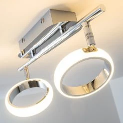 Hofstein Dobris Deckenspot LED Chrom, 2-flammig -LED Leuchten Verkäufe 2022 dobris deckenspot h166889 9