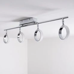Hofstein Dobris Deckenspot LED Chrom, 4-flammig -LED Leuchten Verkäufe 2022 dobris deckenspot h166902 12