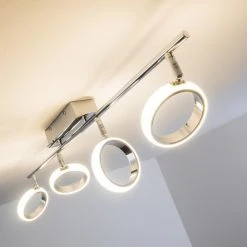 Hofstein Dobris Deckenspot LED Chrom, 4-flammig -LED Leuchten Verkäufe 2022 dobris deckenspot h166902 19