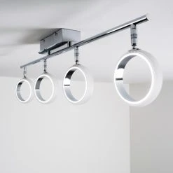 Hofstein Dobris Deckenspot LED Chrom, 4-flammig -LED Leuchten Verkäufe 2022 dobris deckenspot h166902 2