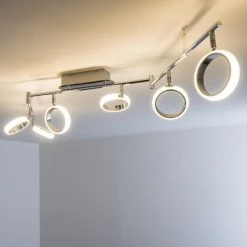 Hofstein Dobris Deckenspot LED Chrom, 6-flammig -LED Leuchten Verkäufe 2022 dobris deckenspot h166919 10