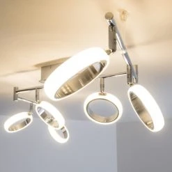 Hofstein Dobris Deckenspot LED Chrom, 6-flammig -LED Leuchten Verkäufe 2022 dobris deckenspot h166919 13