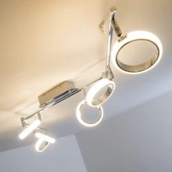 Hofstein Dobris Deckenspot LED Chrom, 6-flammig -LED Leuchten Verkäufe 2022 dobris deckenspot h166919 6