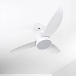 Hofstein Doha Deckenventilator LED Wei&szlig;, 1-flammig, Fernbedienung -LED Leuchten Verkäufe 2022 doha deckenventilator h3325537 12