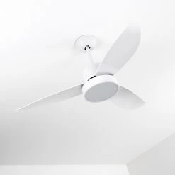 Hofstein Doha Deckenventilator LED Wei&szlig;, 1-flammig, Fernbedienung -LED Leuchten Verkäufe 2022 doha deckenventilator h3325537 5