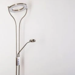 Hofstein Donna Deckenfluter LED Nickel-Matt, 1-flammig -LED Leuchten Verkäufe 2022 donna deckenfluter h166148 14