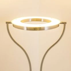 Hofstein Donna Deckenfluter LED Nickel-Matt, 1-flammig -LED Leuchten Verkäufe 2022 donna deckenfluter h166148 16