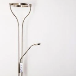 Hofstein Donna Deckenfluter LED Nickel-Matt, 1-flammig -LED Leuchten Verkäufe 2022 donna deckenfluter h166148 2