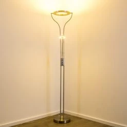 Hofstein Donna Deckenfluter LED Nickel-Matt, 1-flammig -LED Leuchten Verkäufe 2022 donna deckenfluter h166148 21