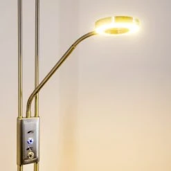Hofstein Donna Deckenfluter LED Nickel-Matt, 1-flammig -LED Leuchten Verkäufe 2022 donna deckenfluter h166148 8