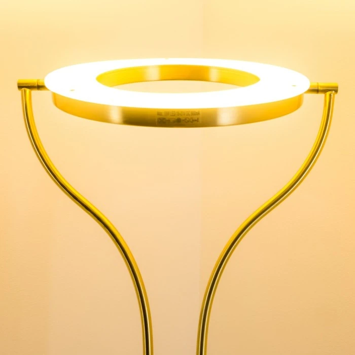 Hofstein Donna Deckenfluter LED Messing, 2-flammig 16 Hofstein Donna Deckenfluter LED Messing, 2-flammig – Bild 16