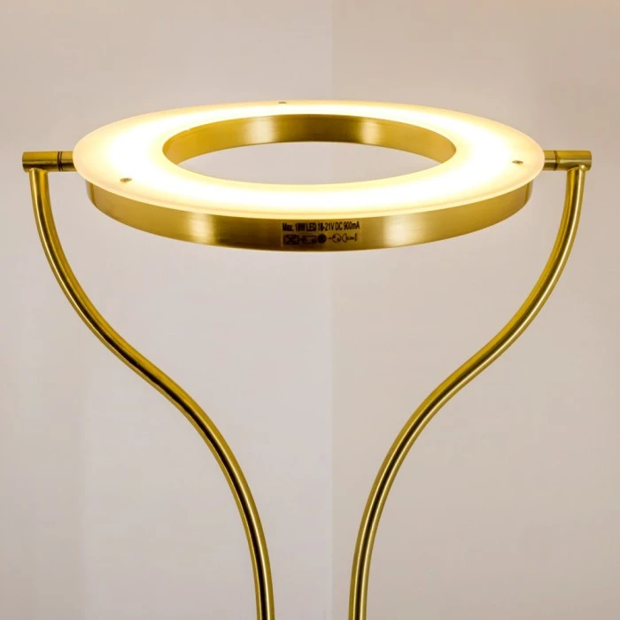 Hofstein Donna Deckenfluter LED Messing, 2-flammig 18 Hofstein Donna Deckenfluter LED Messing, 2-flammig – Bild 18