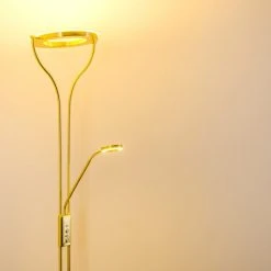 Hofstein Donna Deckenfluter LED Messing, 2-flammig 46 Hofstein Donna Deckenfluter LED Messing, 2-flammig -LED Leuchten Verkäufe 2022 donna deckenfluter h166155 21