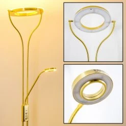 Hofstein Donna Deckenfluter LED Messing, 2-flammig 48 Hofstein Donna Deckenfluter LED Messing, 2-flammig -LED Leuchten Verkäufe 2022 donna deckenfluter h166155 23