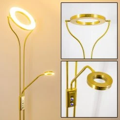 Hofstein Donna Deckenfluter LED Messing, 2-flammig 49 Hofstein Donna Deckenfluter LED Messing, 2-flammig -LED Leuchten Verkäufe 2022 donna deckenfluter h166155 24